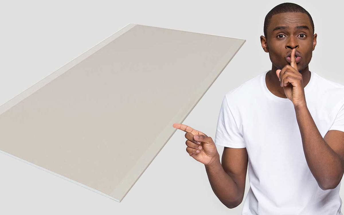 drywall contra poluição sonora