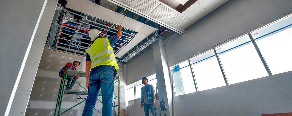 Drywall reduz tempo de construção em obras
