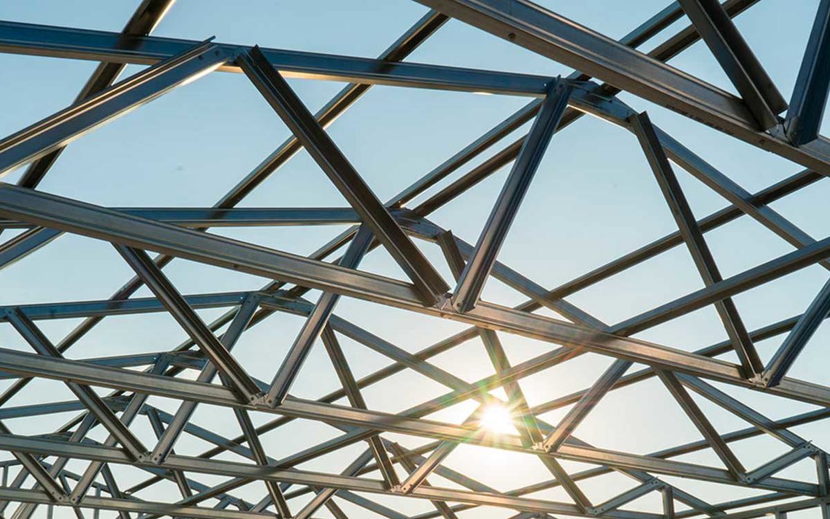 estrutura de casa em light steel frame