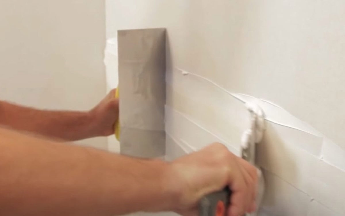 massa gypsum para tratamento de juntas drywall