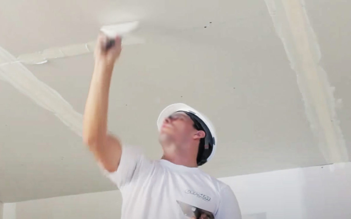 tratando juntas drywall