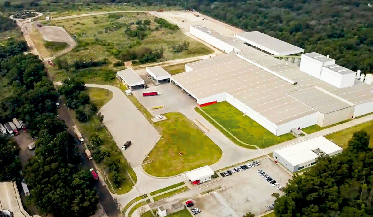 vista aerea fabrica gypsum